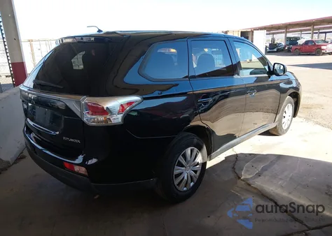 2014 Mitsubishi Outlander Es z USA, uszkodzony, nr VIN JA4AD2A33EZ001637
